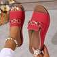 👡✨Ortopediska sandaler med guldspänne