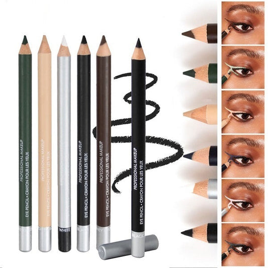 🔈🔈50 % RABATT NU💜KÖP 1, FÅ 1 GRATIS💜Vattentät, hållbar eyeliner i trä