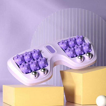 ✨ 50 % RABATT! Bärbar fotmassagerulle – strukturerade rullar och massageknoppar för avkoppling varje dag 🌿🏠
