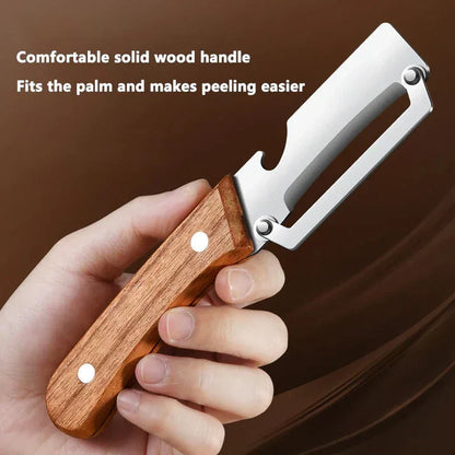 🥕 KÖP 2 FÅ 1 GRATIS! ✨ Multifunktionell Grönsaksskalare för Köket – Rostfritt Stål, Ergonomiskt Handtag & Perfekt för Frukt & Grönsaker 🔪