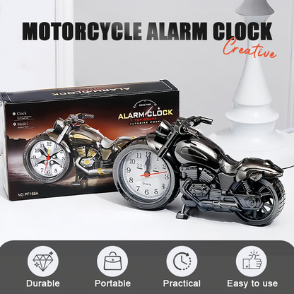 Stor Rabatt -50%! ⏰ Kreativ Motorcykel Väckarklocka 🛵 – Perfekt för Hem, Kontor & Presenter 🎁 | Noggrann Kvarts & Dekorativ Design ✨