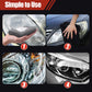 🚗KÖP 2 FÅ 1 GRATIS!✨180 ml bilstrålkastarrenoveringsset – professionell polering med svamp och tätning för klarhet och UV-skydd💎🔧