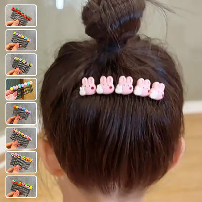 Söt tecknad hårklämma för unga flickor