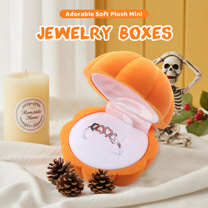 Söta Mjukt Flockademiniatyr Smyckeskåp