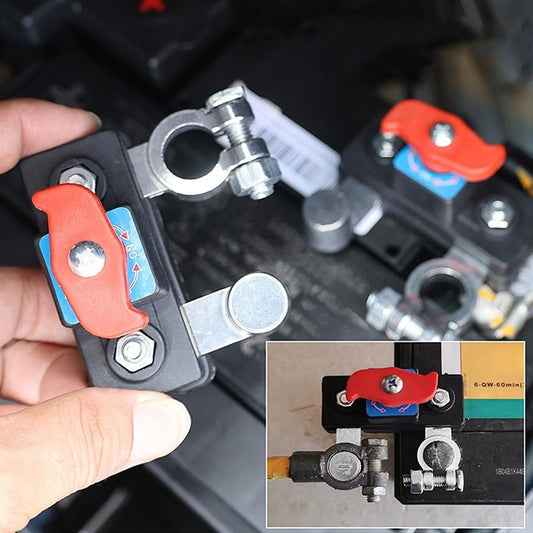 🔋 KÖP 2, FÅ 1 GRATIS! ⚡ Batteri-brytare för bil – Enkel Montering, Korrosionsbeständig & Säkerhetsbeskydd 🚗