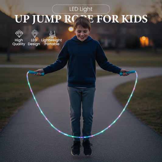 📢Köp 1 få 1 gratis 💡LED-hopprep för barn