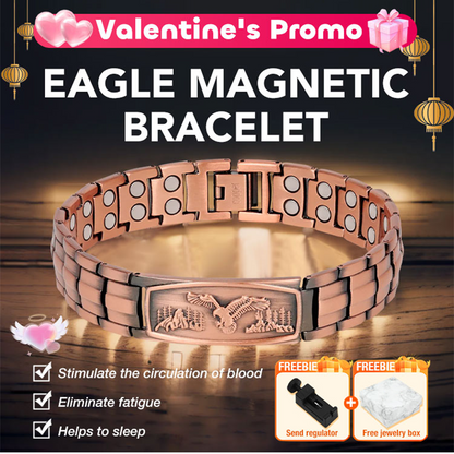 ⏳Begränsad tid – 50% rabatt⏰Magnetarmband för män med örnmönster