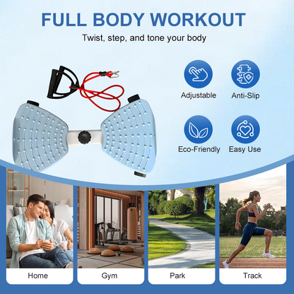 🏃‍♀️ 50% RABATT! 🔄 Kompakt Kardiostepper med Vridfunktion – Effektiv Träning, Tyst Drift & Smidig Lagring 💪