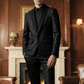 Mäns Svart Sparkle Tuxedo Dräkt Set