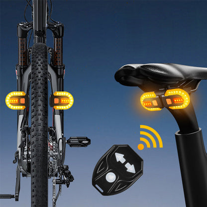 🔥🎁Nyhet 50 % RABATT🔥Trådlös fjärrkontroll för cykelsvängande bakljus