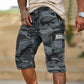 🩳 53% RABATT 🗺️ | Herr Camouflage Cargo-Shorts – Många Fickor & Avslappnad Passform