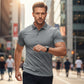 👔 50% RABATT NU!💨 Herr Snabbtorkande Piké T-shirt – Athletic Fit & Skrynkelfri – Smart Casual Essential ✨