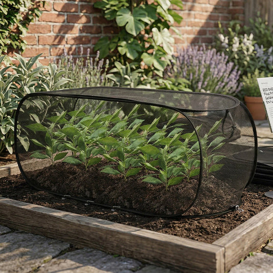 🌱 50% RABATT 🛡️ | Vikbart Plantskyddsnät – Trippelskydd & Verktygsfri Montering