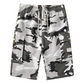 Herr camo cargoshorts med dragsko i midjan