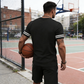 ✨ 55 % rabatt🔥 2-delat set för män: randig t-shirt och shorts