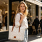 👜 50% RABATT NU! 🌸 Vintage spets axelsväska – elegant, rymlig & justerbar – perfekt för bröllop, vardag & resor 👜🌸