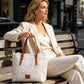 👜 50% RABATT NU! 🌸 Vintage spets axelsväska – elegant, rymlig & justerbar – perfekt för bröllop, vardag & resor 👜🌸