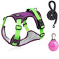 🐕 50% RABATT! 🔦 Dragfri Hundsele med Koppel & LED-halsband – Lindrar Tryck, Mjukt Nylon & Perfekt För Nattliga Promenader Och Träning 🌙