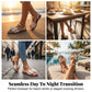 🌺 50 % RABATT💐Snygga sandaler med pärlbesatta ankelremmar