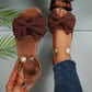 🌺 50 % RABATT💐Snygga sandaler med pärlbesatta ankelremmar