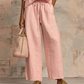 👚 50% RABATT NU! 💃 Damernas Enfärgad 2-Delars Casual Tracksuit Set – Puffärmar & Vida Byxor ✨