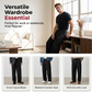 👖 60% RABATT NU!👔 Herr Klassisk Vida Ben Kostymbyxor – Skrynkelfria & Andningsbara – Formell Essential 🥂