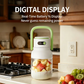 ❄️ Sommarerbjudande för nedkylning: 50% rabatt! 🥝 Bärbar USB-mixer – 1000 ml smoothie- och milkshakemixer med digital display