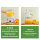❄️ Sommarerbjudande för nedkylning: 50% rabatt! 🥝 Bärbar USB-mixer – 1000 ml smoothie- och milkshakemixer med digital display