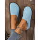 👡 50% RABATT NU! 🌬️ Damernas andningsbara stickade påklingsmules – Lätta och skumgummifodrade – Lätt att ta på/av, perfekta för vardagar eller snabba ärenden – luftiga och bekväma 🌸