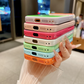 🎁Massiva rabatter! Handla nu och spara!🎉Livfull kontrastfärgad dopamin-akrylfodral till iPhone