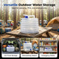 💧 50% RABATT NU! 🏕️suitiifamily™ Hopfällbar Vattenbehållare med Kran – Kompakt & Läckagesäker – Perfekt för Camping & Utomhusäventyr