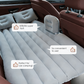 🛏️ 50% RABATT NU! 🚗 Inflatable Car Air Mattress Travel Bed – Mjuk & Stödjande – Perfekt för Bilsemester, Camping & Gästsäng – Komplett Set med Pump & Kuddar 🌙