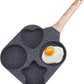 🍳 50% RABATT! ✨ Multifunktionell 4-håls omelettpanna – Non-stick plättpanna & äggpanna för snabb frukost