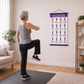 🧘 50 % RABATT JUST NU! 📋 Tai Chi-träningsaffisch för seniorer – Lättförståeliga rörelser, stor text och illustrationer – Skonsam daglig träning för balans och smidighet 💪