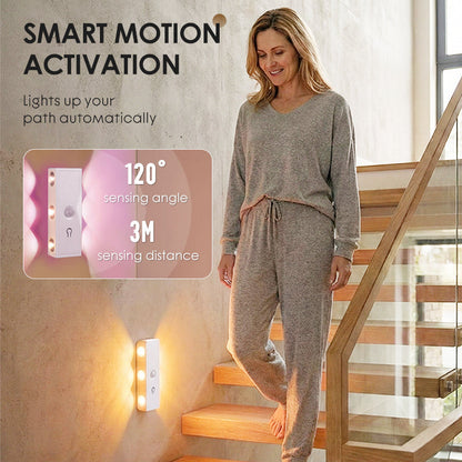 💡 50% RABATT! 🏠 LED-nattlampa – Rörelsesensor, magnetisk & borrfri ✨