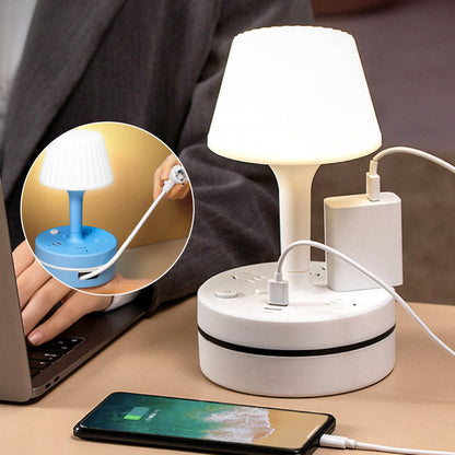 ✨50 % RABATT NU!✨Allt-i-ett-design, flera funktioner för att möta dina olika behov!-Sänglampor med AC-uttag och USB-portar