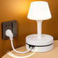 ✨50 % RABATT NU!✨Allt-i-ett-design, flera funktioner för att möta dina olika behov!-Sänglampor med AC-uttag och USB-portar