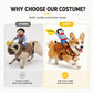 ✨50% RABATT✨🤠 Roligt Cowboy-Ryttarkostym för Hundar – Originellt Husdjurskostym för Karneval, Foton & Fester