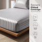 ✨50 % RABATT✨Silkigt Satinrandig Påslakan-Set med Dra-på-Lakan🛏️