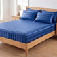 ✨50 % RABATT✨Silkigt Satinrandig Påslakan-Set med Dra-på-Lakan🛏️