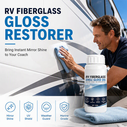 ✨ 50 % RABATT NU! 🚐 RV fiberglasskifte glansolja – UV-skydd, väderbeständig & spegelblank finish – perfekt för husbilar och båtar 🛡️