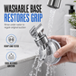 🚿 Justerbar Sugkoppshållare för Duschmunstycke: Borrfri, Flexibel Hals, Starkt Grepp, Universell Passform