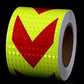 🔦 50% RABATT⏰Högsynlig pilformad reflexband, vattentätt & självhäftande🚗