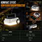 🏕️50 % RABATT!☀️Solcellsdriven, uppladdningsbar LED-campinglykta – väderbeständig, bärbar, mångsidig ✨