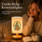🔥Träbordslampa med Jungfru Maria-mönster