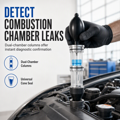 ⏳🔥LIMITED-TIME 50% OFF! ⏰Combustion Chamber Leak Detector Kit and Leakage Tester Diagnostic Tool Set with Storage Bag💧
