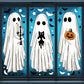 Cute & Fun Halloween Ghost Static Window Cling