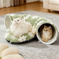 Washable Cat Tunnel Bed for Indoor Cats