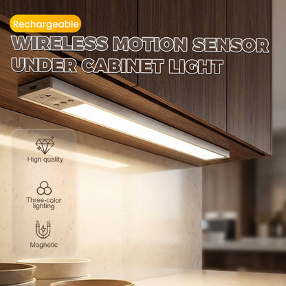 💡Uppladdningsbar trådlös rörelsesensorlampa under skåpet – Ljus precis när du behöver det✨