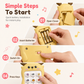 📱 Cartoon Deer Baby Toy Phone Bilingual Early Educational Simulation Smartphone with Music and Stories for Toddlers